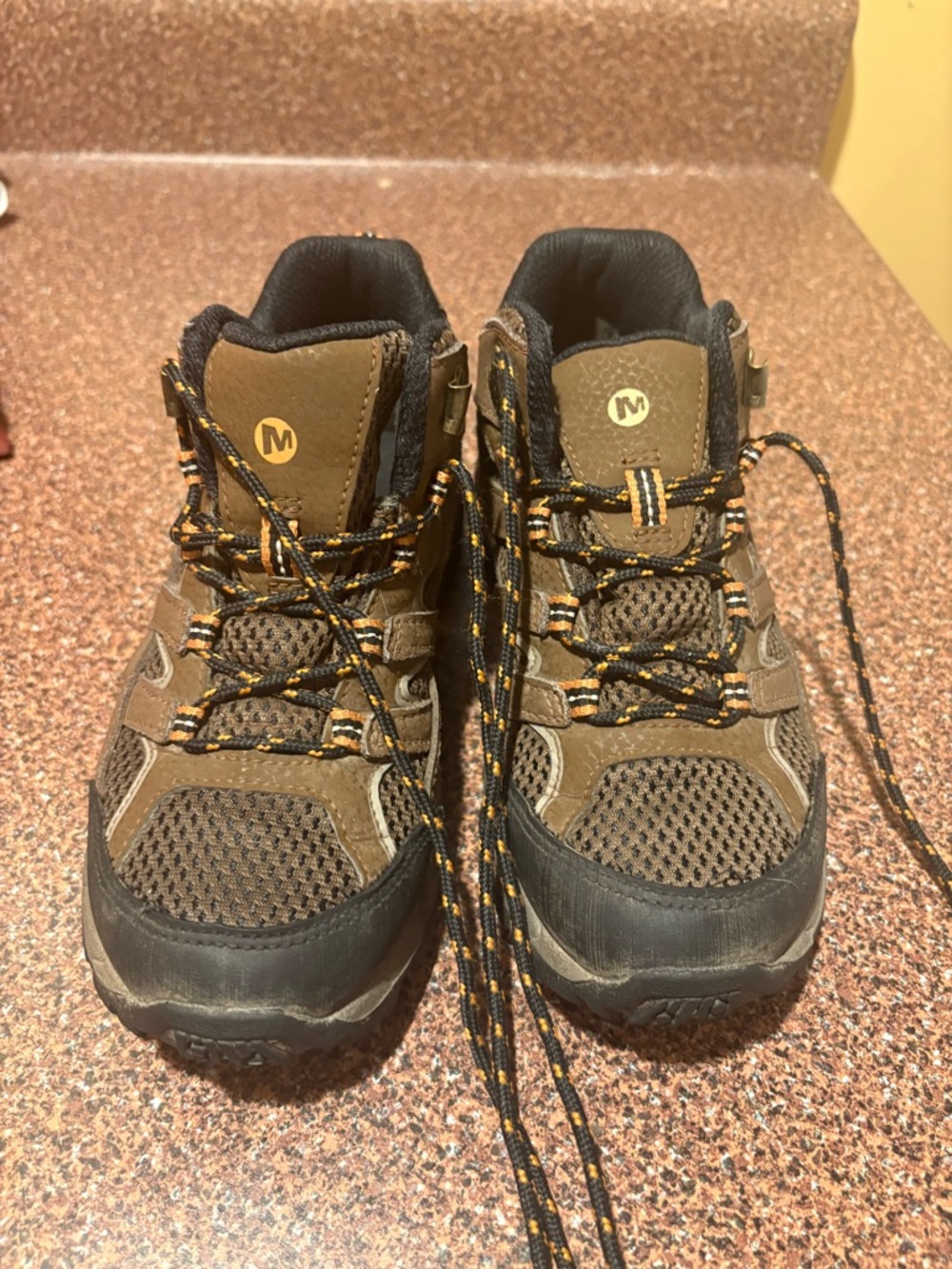 Kids Brown Hiking Shoes - Merrell Brand